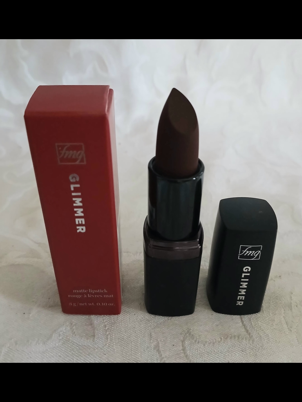 FMG Glimmer Matte Lipstick in Garnety Sky